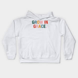 Grow In Grace. Kids Hoodie